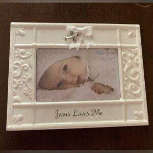 Nat & Jules 4x6 photo frame.actual size of the frame 9x7